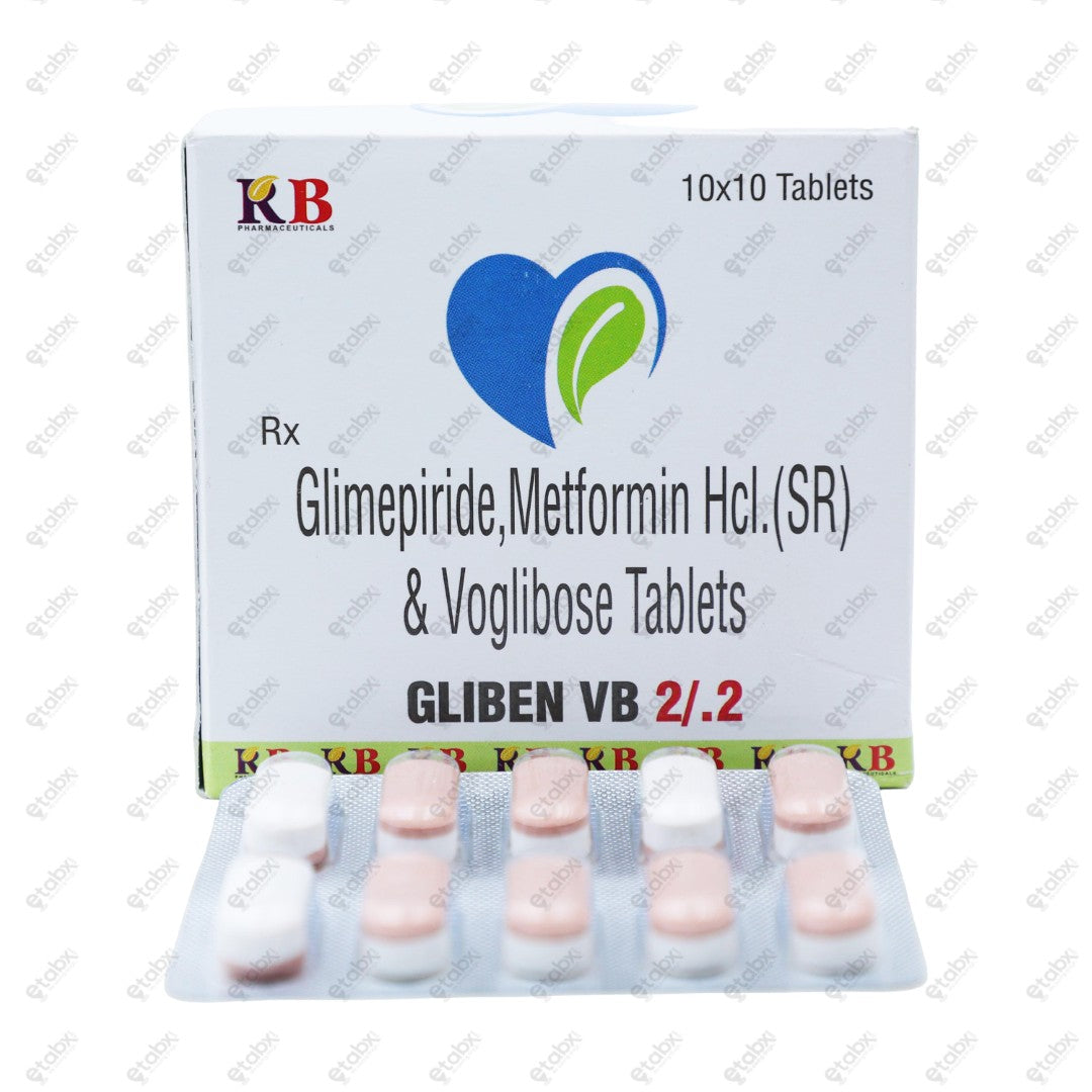 Gliben VB 2/0.2 Tablet 10's