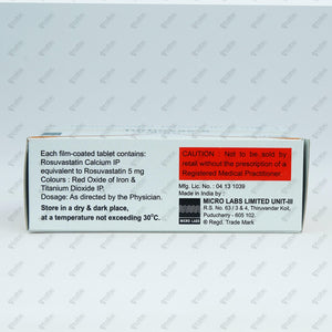 Turbovas 5mg Tablet 15's