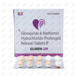 Gliben 2M Tablets 10'S