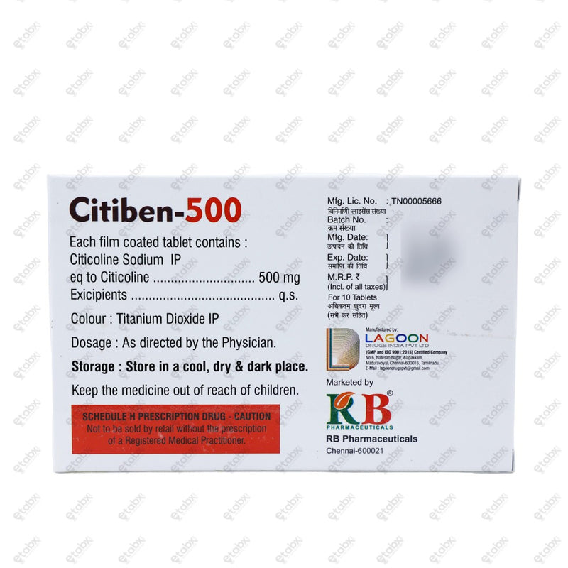 CITIBEN 500mg Tablet 10s