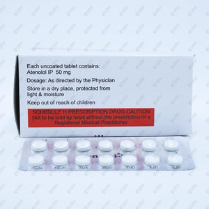 TENOLOL 50mg Tablets (14's)