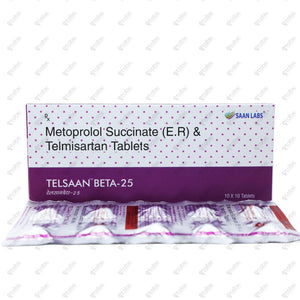 Telsaan Beta 25mg Tablet 10's