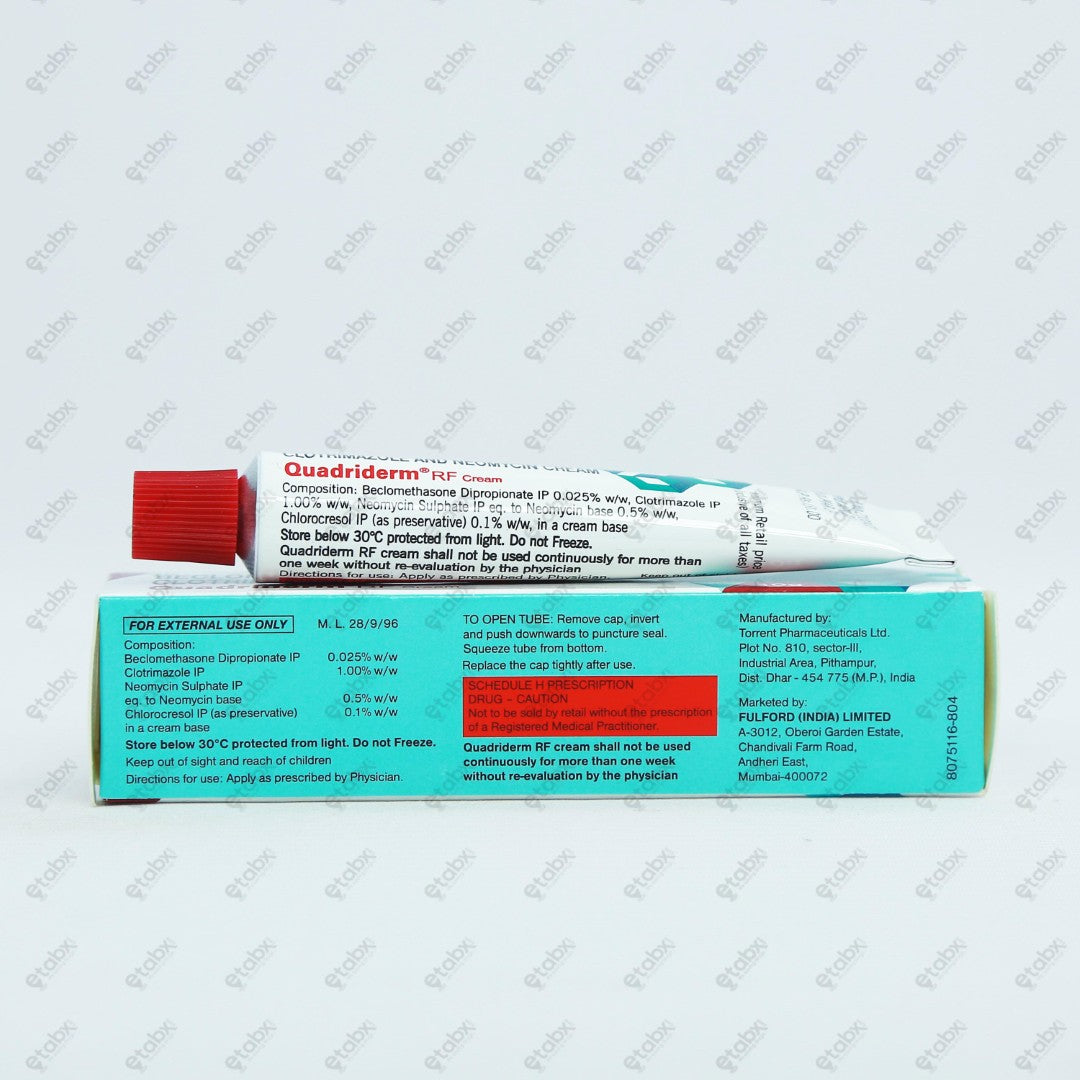 Quadriderm RF Ointment 10gm