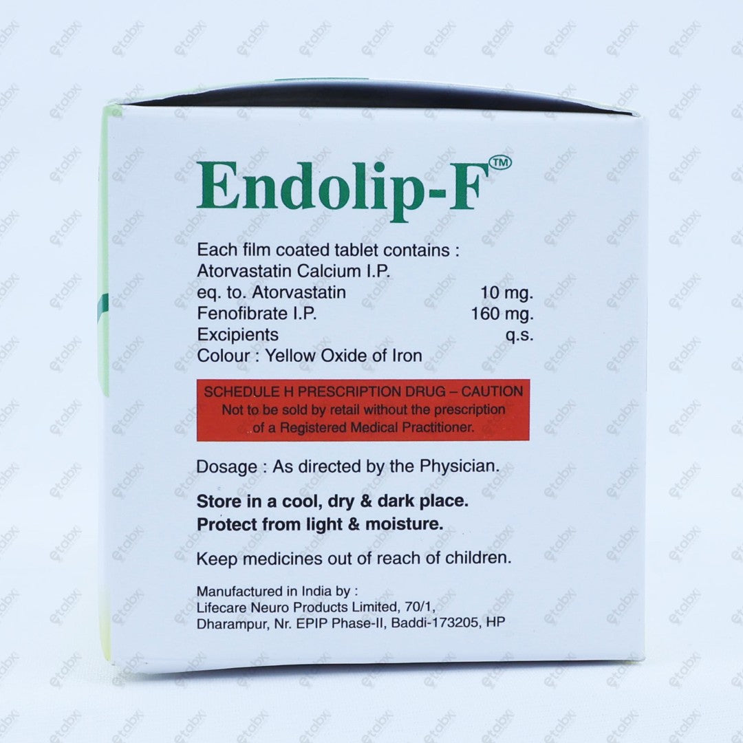 Endolip F Tablet 10's
