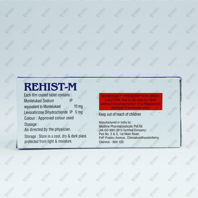 REHIST M Tablet 10s