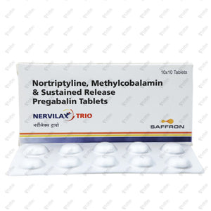 Nervilax Trio Tablet 10's