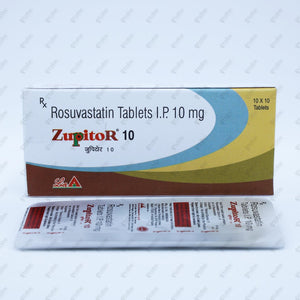 Zupitor 10mg Tablets 10's