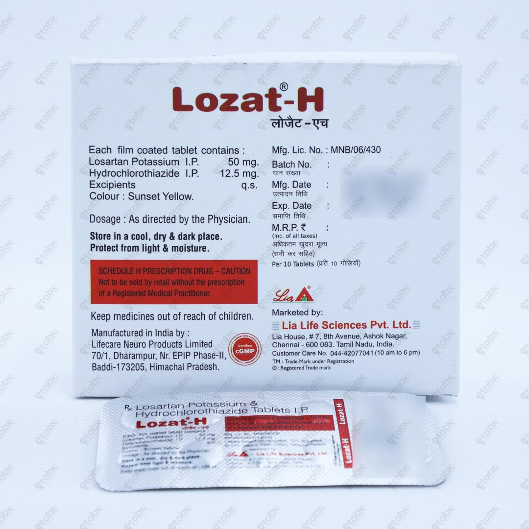 Lozat H Tablet 10's