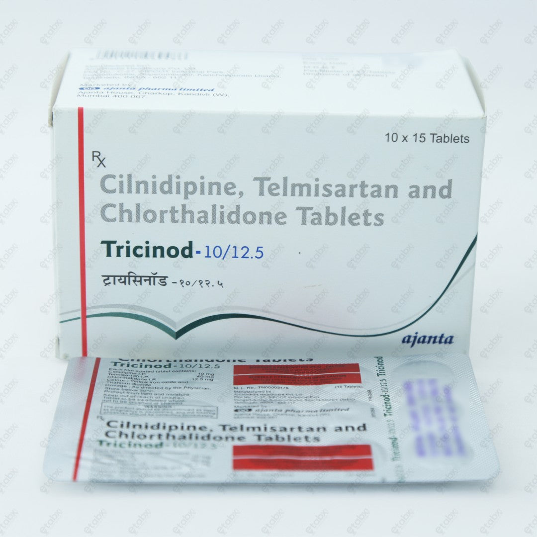 Tricinod 10/12.5mg Tablet 15's