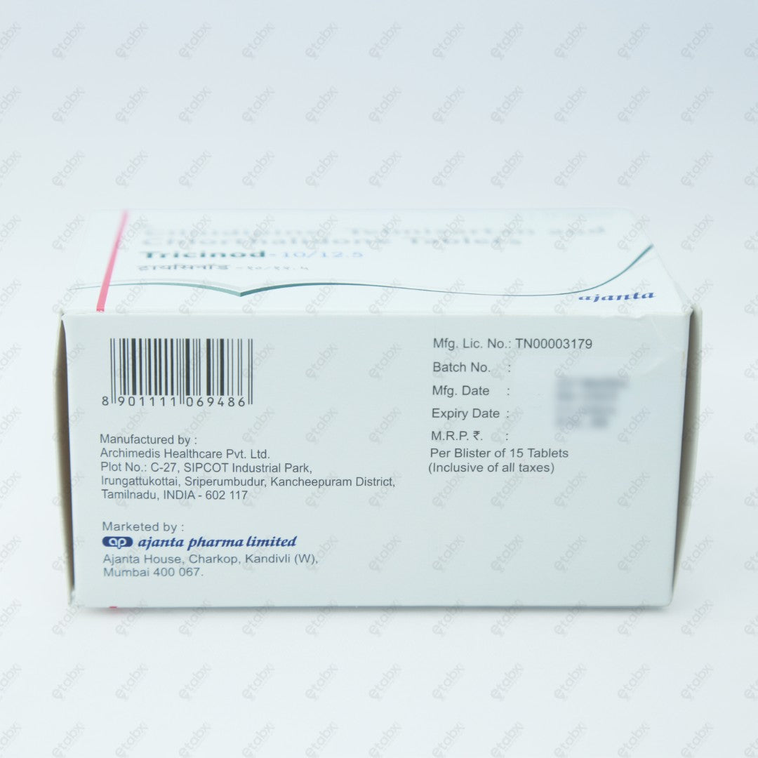 Tricinod 10/12.5mg Tablet 15's