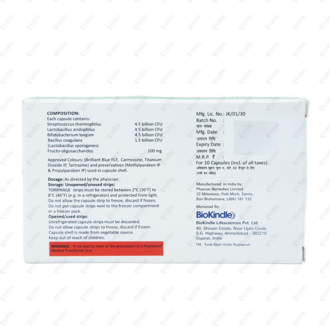 Toxiphage Capsules 10's