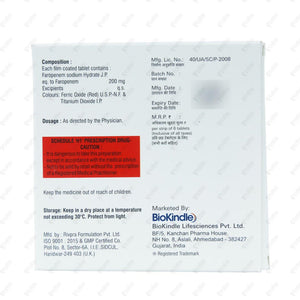 Farokindle 200mg Tablet 6's