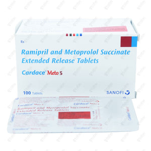 Cardace Meto 5/50 Tablet 10's