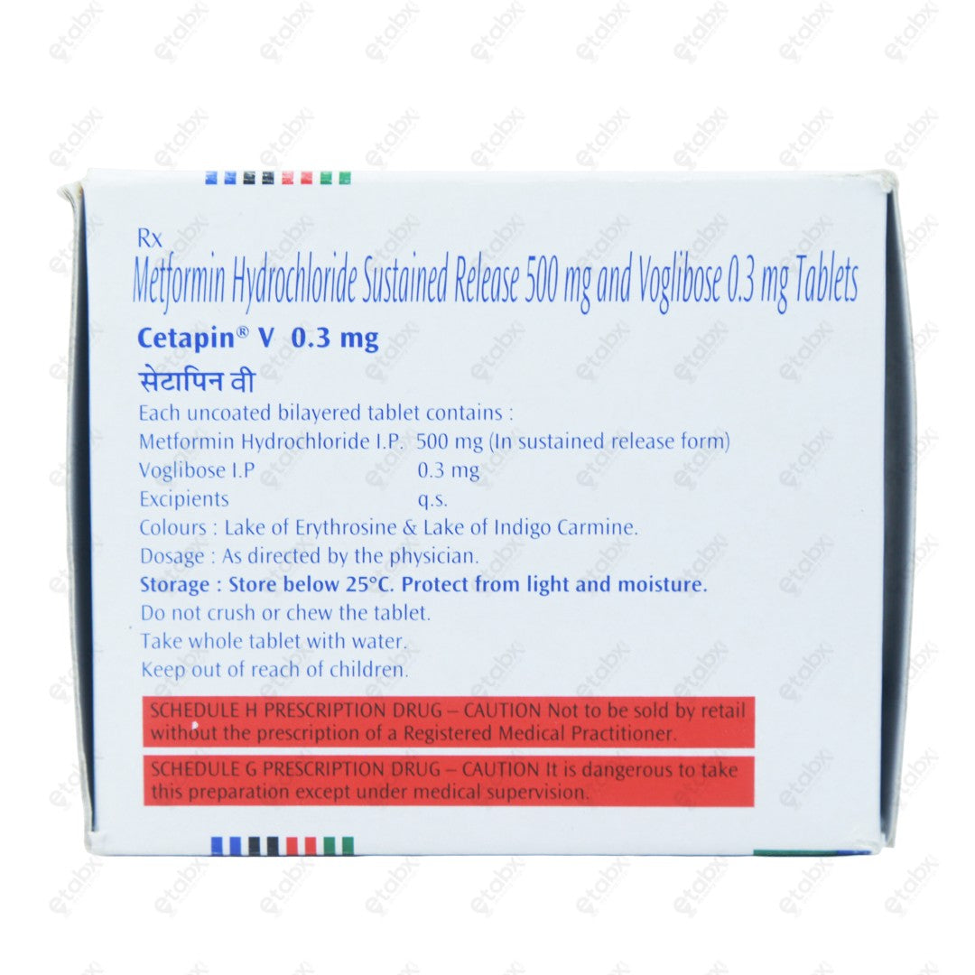 Cetapin V 0.3mg Tablet 15's