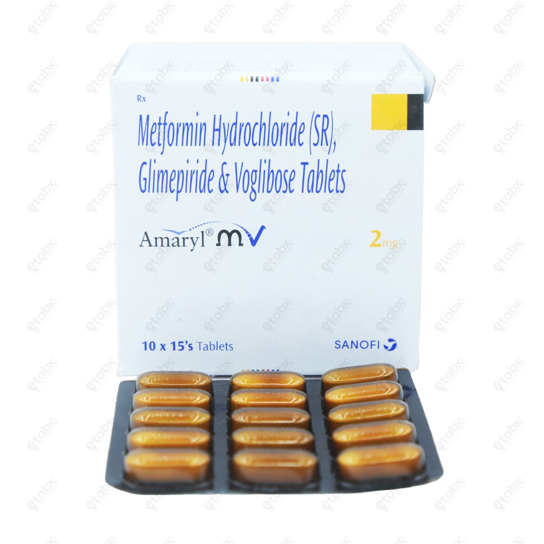 Amaryl MV 2mg Tablet 15's