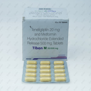 TIBAN M 20/500MG Tablet 15's