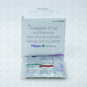 TIBAN M 20/500MG Tablet 15's