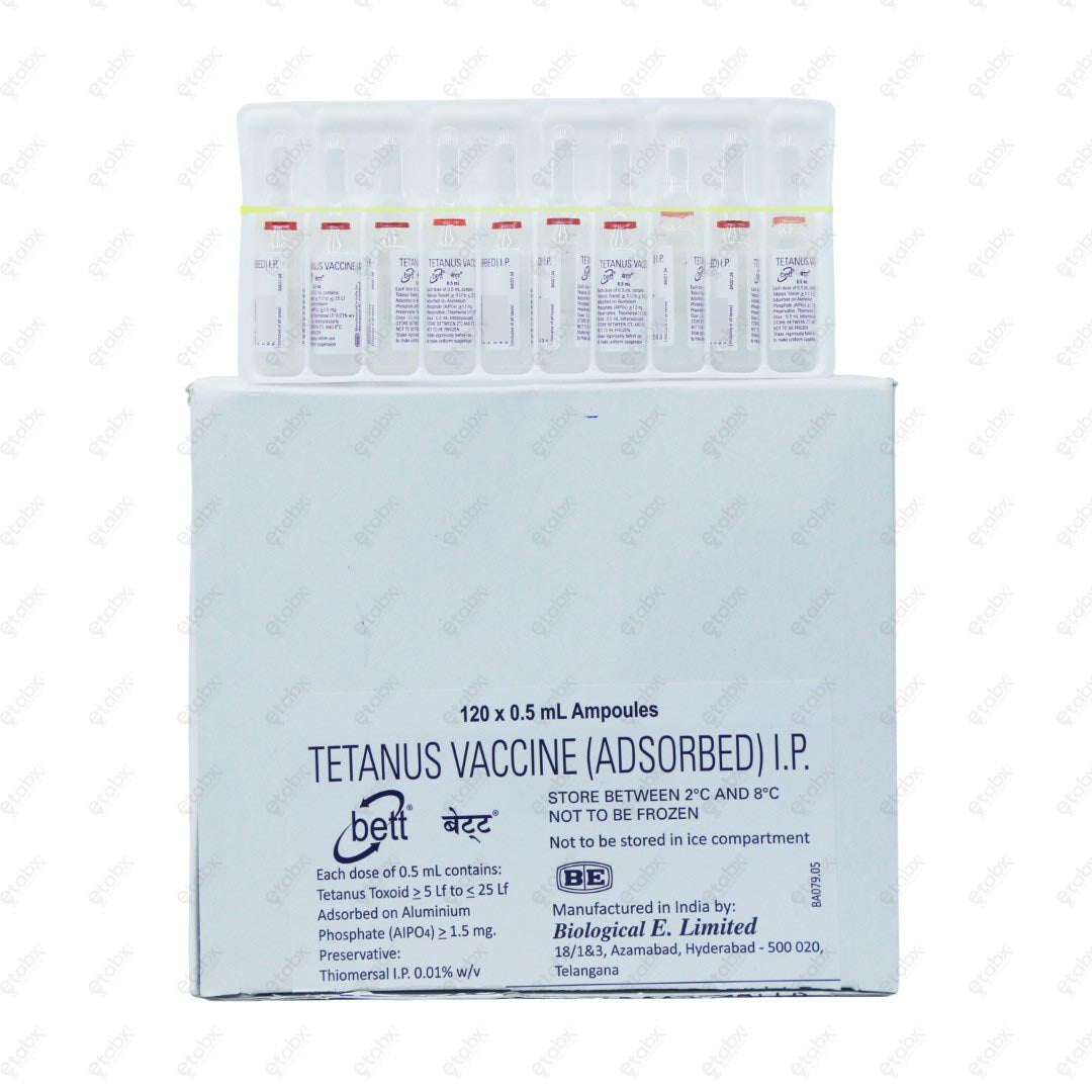 Tetanus Vaccine Vial 0.5ml