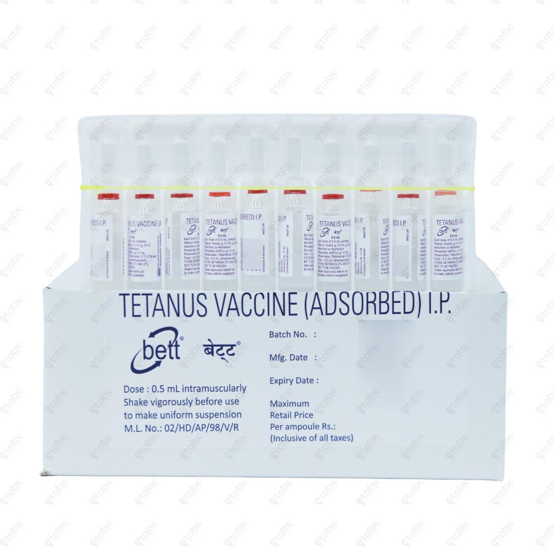 Tetanus Vaccine Vial 0.5ml