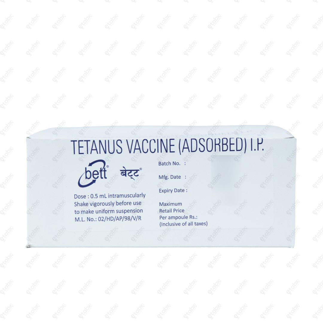 Tetanus Vaccine Vial 0.5ml