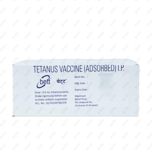 Tetanus Vaccine Vial 0.5ml