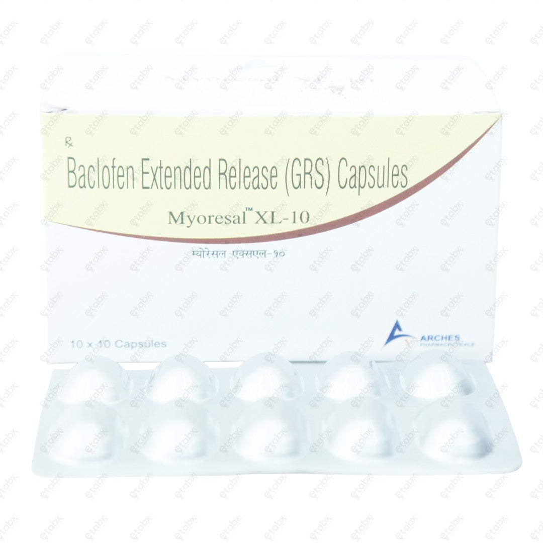 Myoresal XL 10mg Tablet 10's