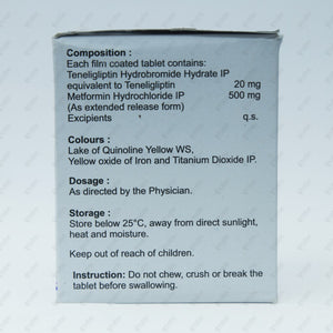TIBAN M 20/500MG Tablet 15's