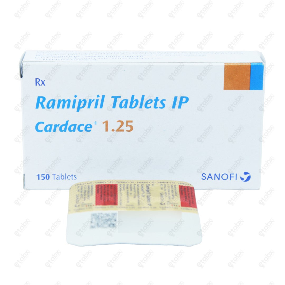 Cardace 1.25mg Tablet 15's