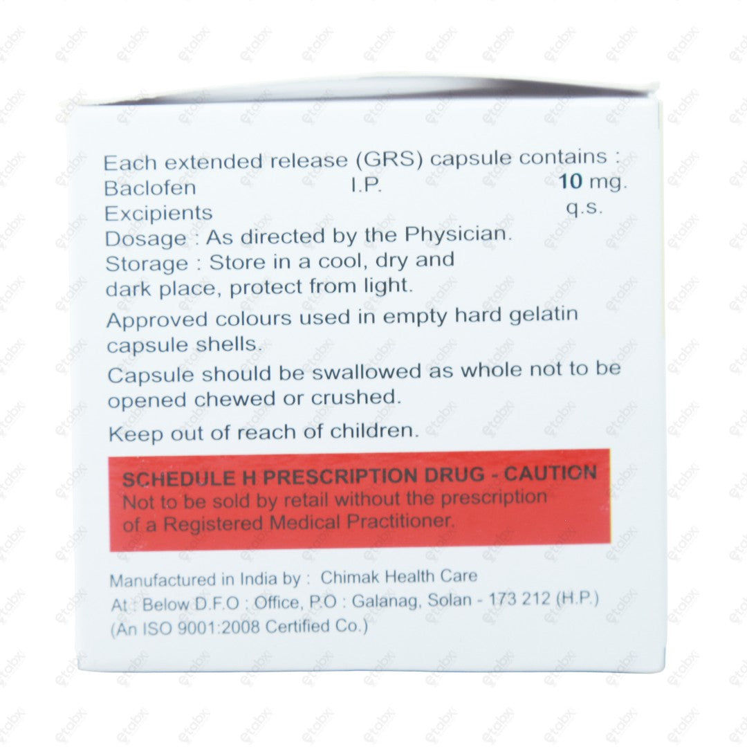 Myoresal XL 10mg Tablet 10's