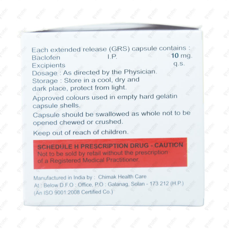 Myoresal XL 10mg Tablet 10's