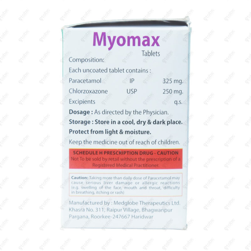 Myomax Tablets 10's
