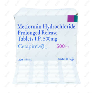 CETAPIN XR 500mg Extended Release Tablet
