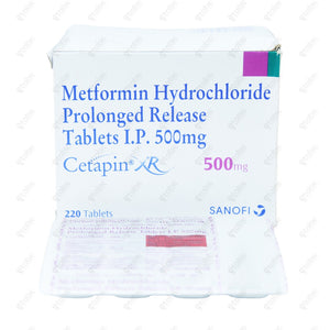 CETAPIN XR 500mg Extended Release Tablet