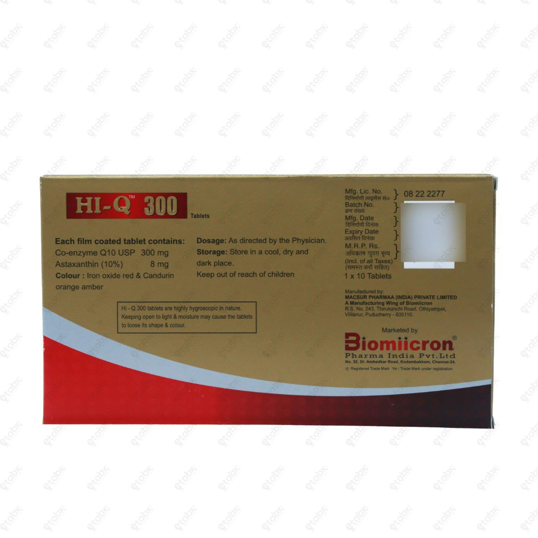 Hi-Q 300mg Tablet 10s