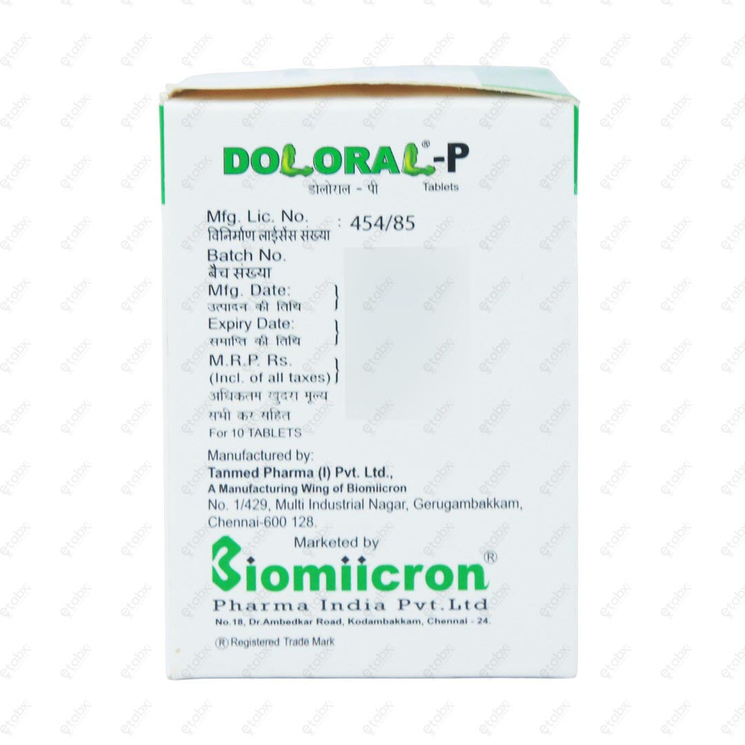 Doloral P Tablets 10's
