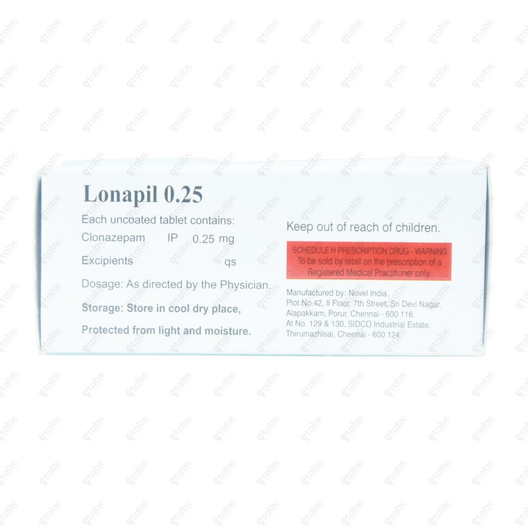 Lonapil 0.25 Tablet 10s