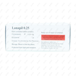 Lonapil 0.25 Tablet 10s