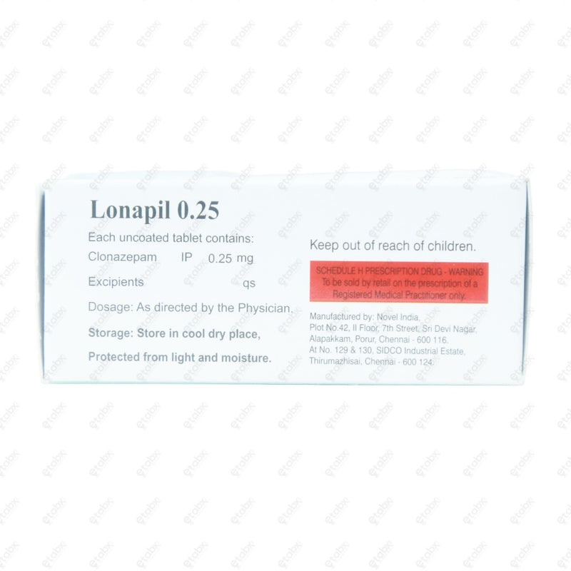 Lonapil 0.25 Tablet 10s