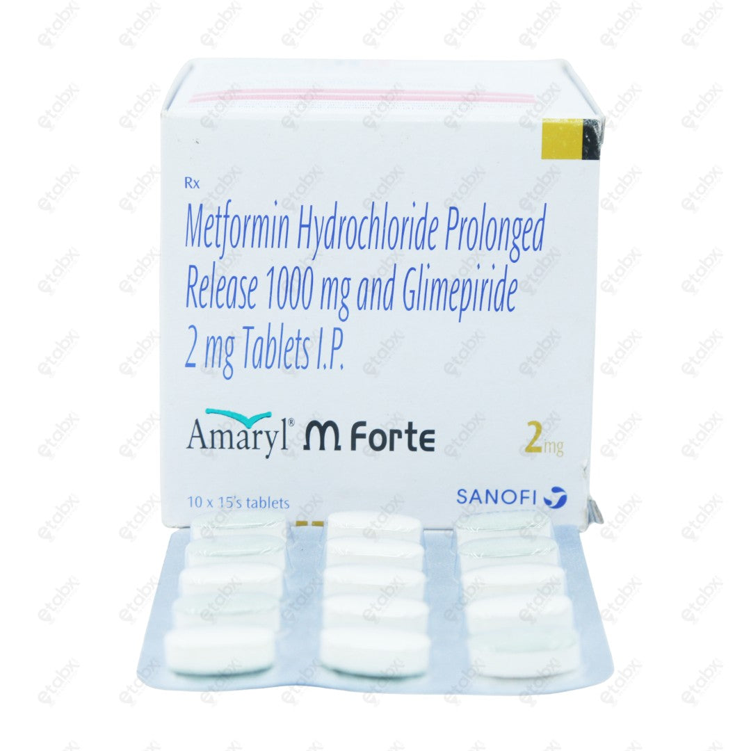 Amaryl M Forte 2mg Tablets 15'S
