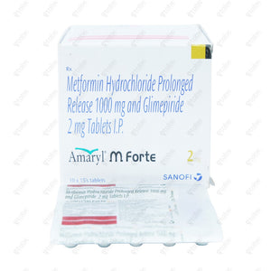 Amaryl M Forte 2mg Tablets 15'S
