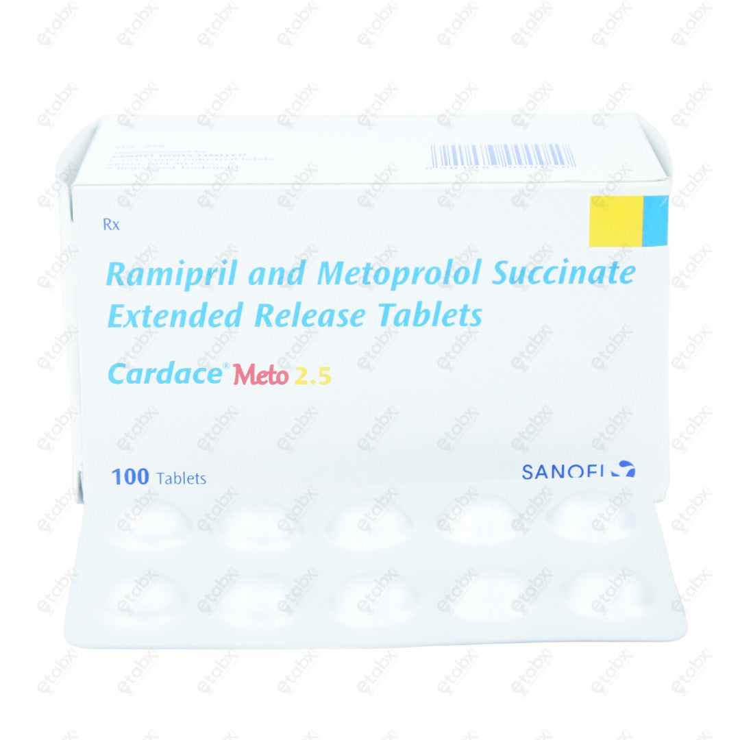 Cardace Meto 2.5/25 Tablet 10's