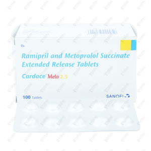 Cardace Meto 2.5/25 Tablet 10's