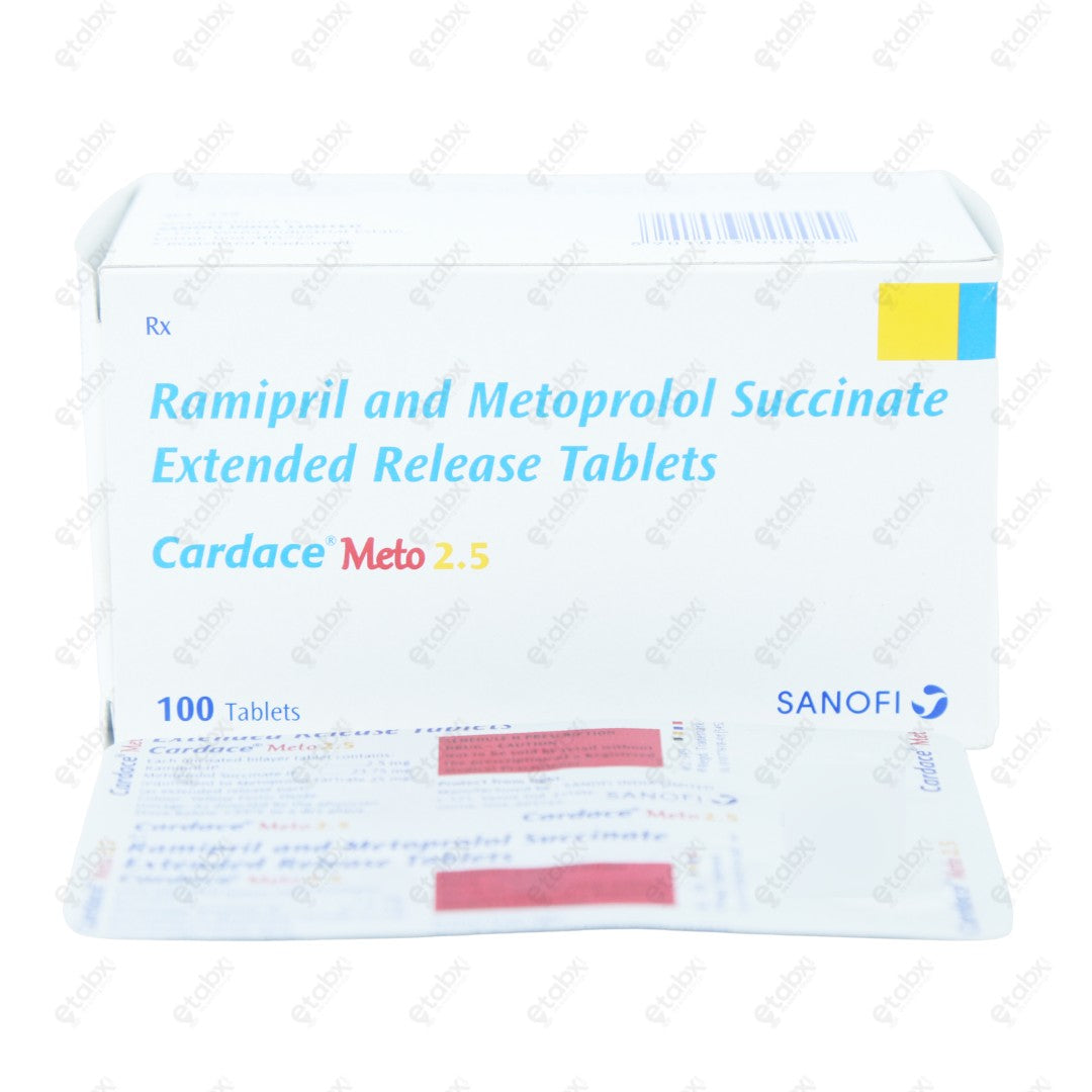 Cardace Meto 2.5/25 Tablet 10's