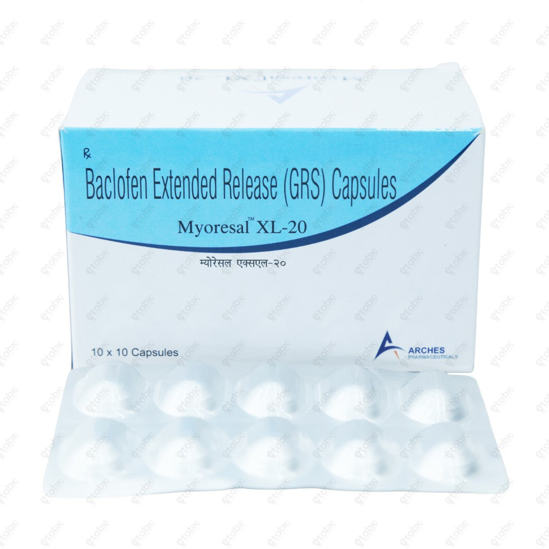 Myoresal XL 20mg Tablet 10's