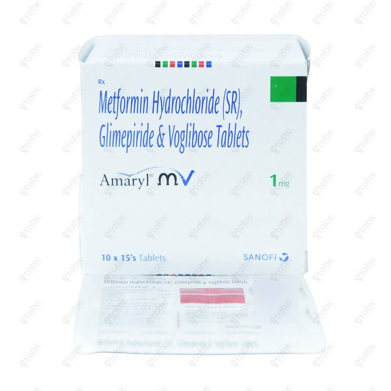 Amaryl MV 1mg Tablet 15's