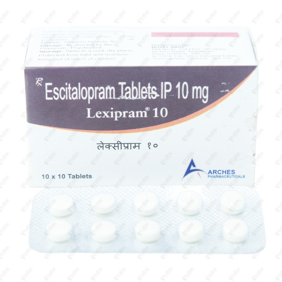 Lexipram 10mg Tablet 10's