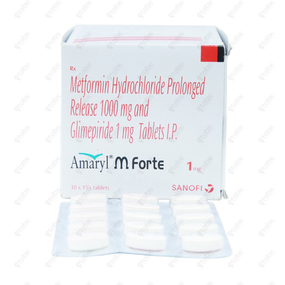 Amaryl M Forte 1mg Tablet PR