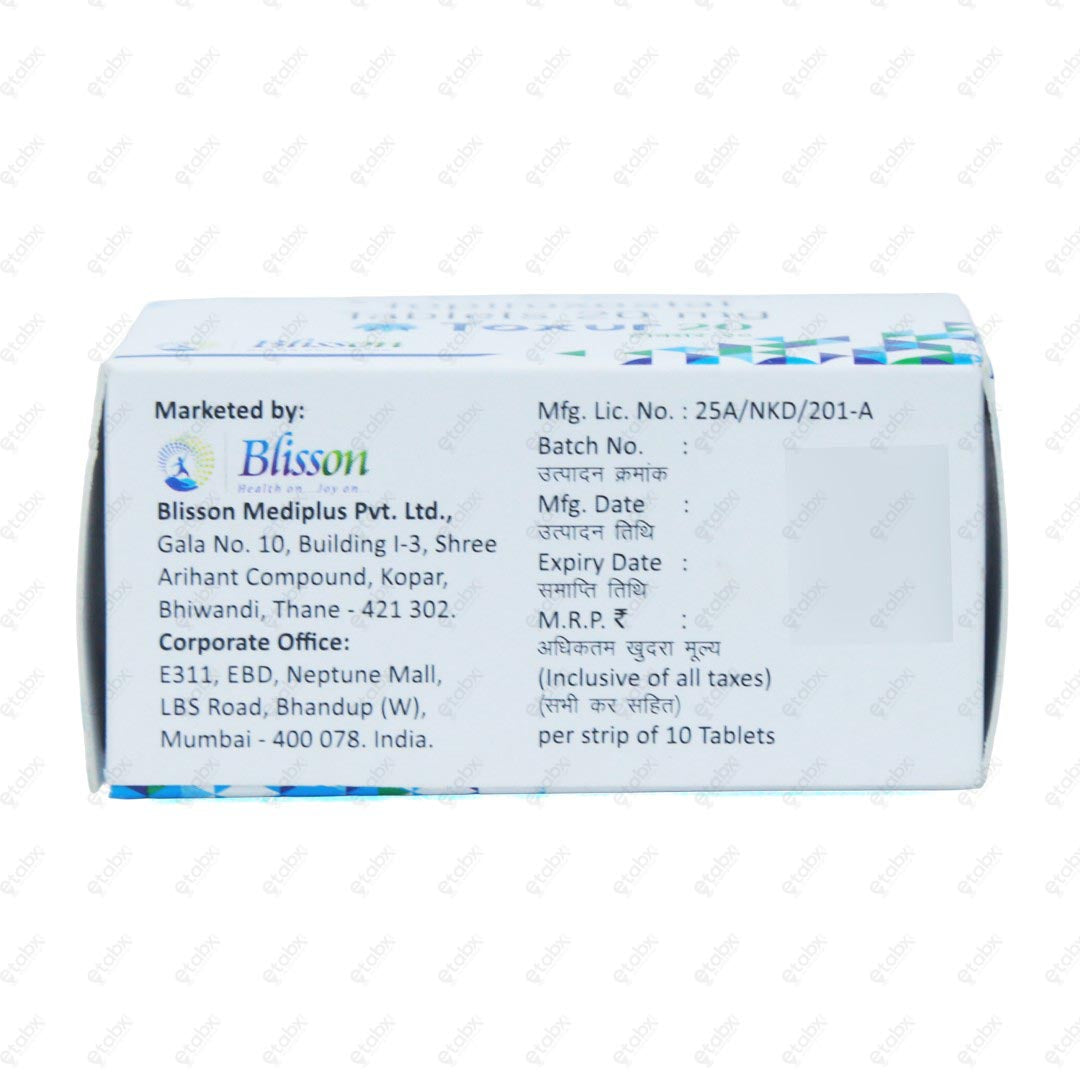 TOXUR 20MG Tablet 10's