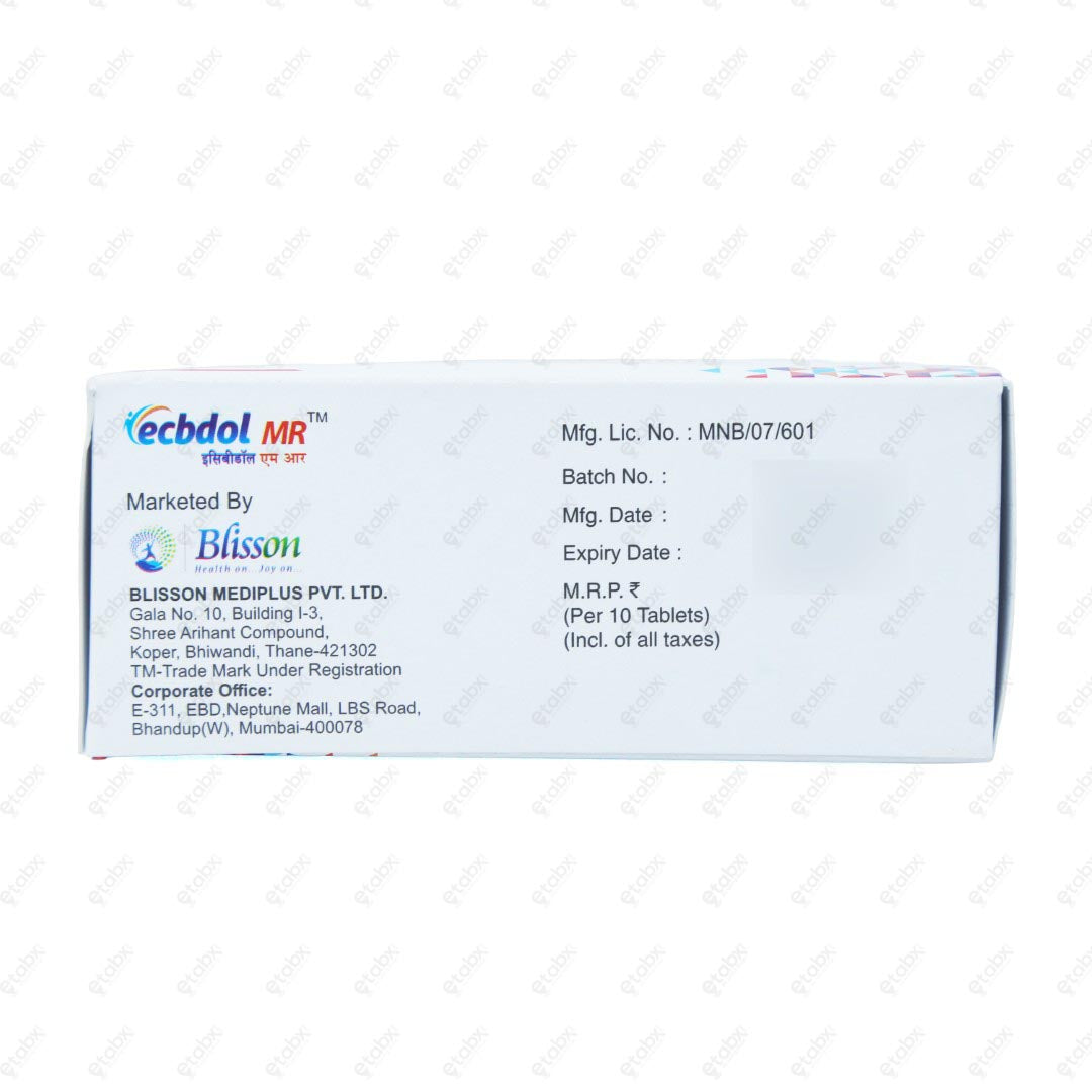 Ecbdol MR Tablet 10's