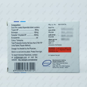 Disperzyme Tablet 10's